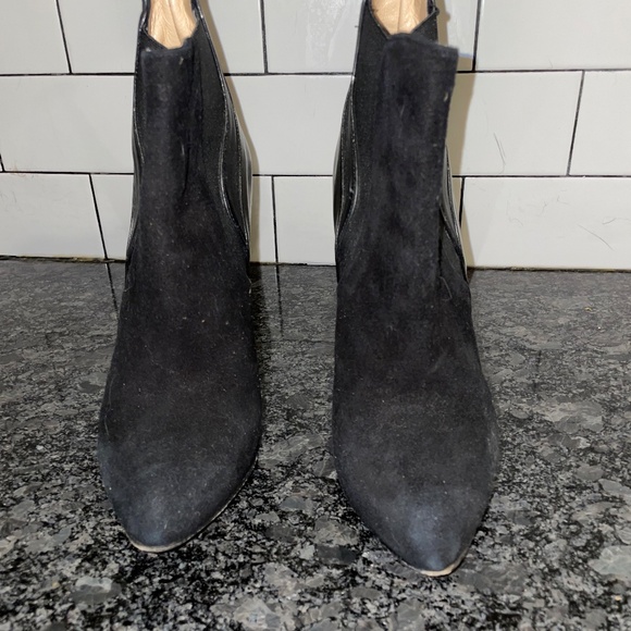 Ovyé women’s size 36 Black Bootie Slip on Stiletto Heels Sexy - Picture 3 of 9